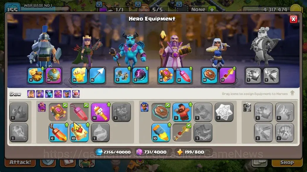 Clash of Clans Accounts TH 14-BH 9|LV 155|HH 8|BK 56,AQ 66,GW 44,MP 48,RC image 12