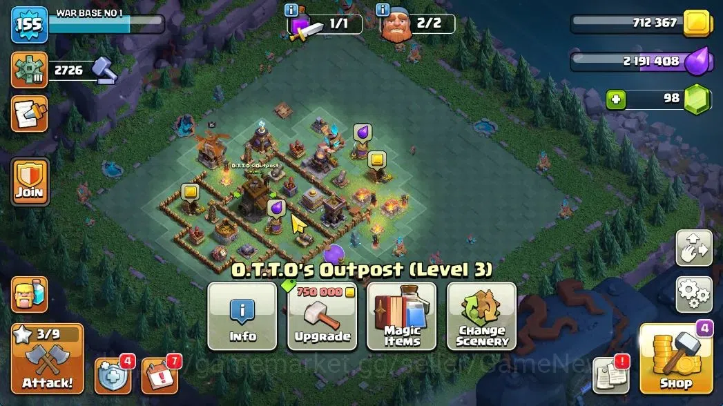 Clash of Clans Accounts TH 14-BH 9|LV 155|HH 8|BK 56,AQ 66,GW 44,MP 48,RC image 9