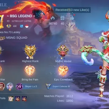 Mobile Legends: Bang Bang Accounts Collector Global|176S|Expert|Christmas Miya,Epic Nana Valir,SpongeBob,BZ Layla