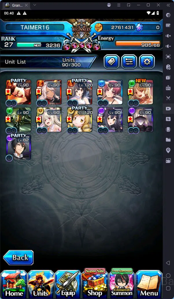 Grand Summoners Accounts [GLOBAL] Rank 27 | 11 Ascend | Summer Miyu | Kiris image 10