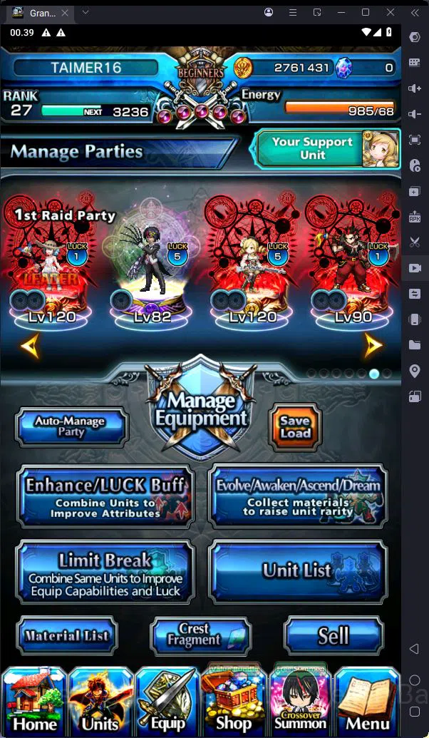Grand Summoners Accounts [GLOBAL] Rank 27 | 11 Ascend | Summer Miyu | Kiris image 11