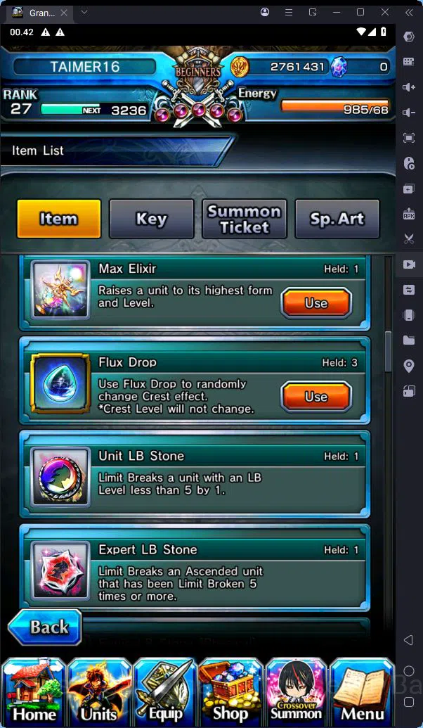 Grand Summoners Accounts [GLOBAL] Rank 27 | 11 Ascend | Summer Miyu | Kiris image 6