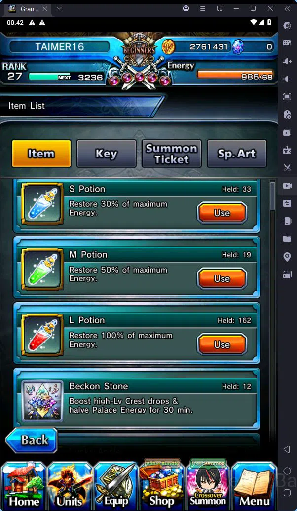 Grand Summoners Accounts [GLOBAL] Rank 27 | 11 Ascend | Summer Miyu | Kiris image 7