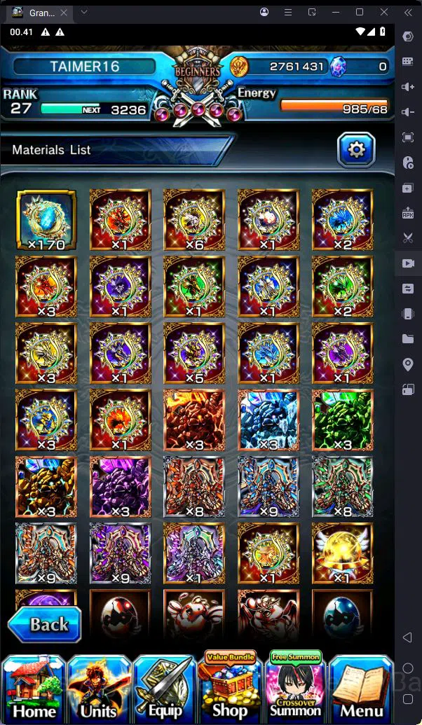 Grand Summoners Accounts [GLOBAL] Rank 27 | 11 Ascend | Summer Miyu | Kiris image 9