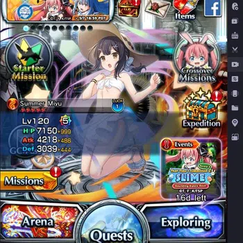Grand Summoners Mid-Game [GLOBAL] Rank 27 | 11 Ascend | Summer Miyu | Kiris image 1