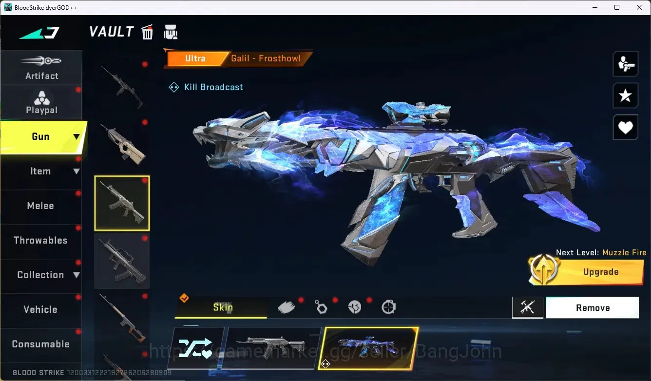 Blood Strike Accounts ASIA |Ultra Melee TaloKnife-Sanctum|1 Eternal Gun: image 11