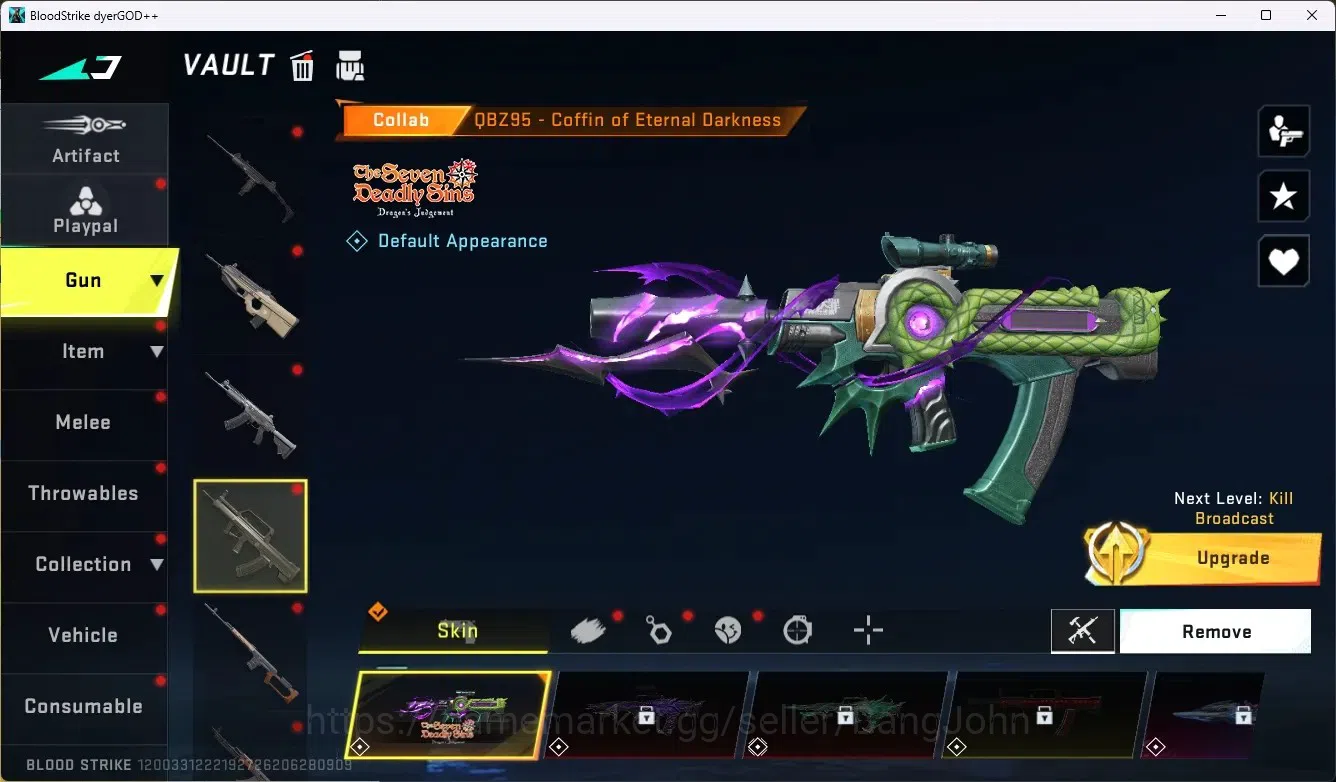Blood Strike Accounts ASIA |Ultra Melee TaloKnife-Sanctum|1 Eternal Gun: image 12