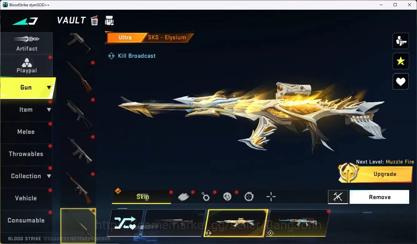 Blood Strike Accounts ASIA |Ultra Melee TaloKnife-Sanctum|1 Eternal Gun: image 18