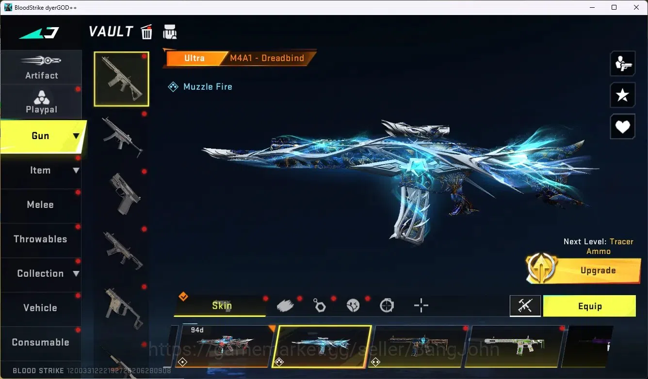 Blood Strike Accounts ASIA |Ultra Melee TaloKnife-Sanctum|1 Eternal Gun: image 2