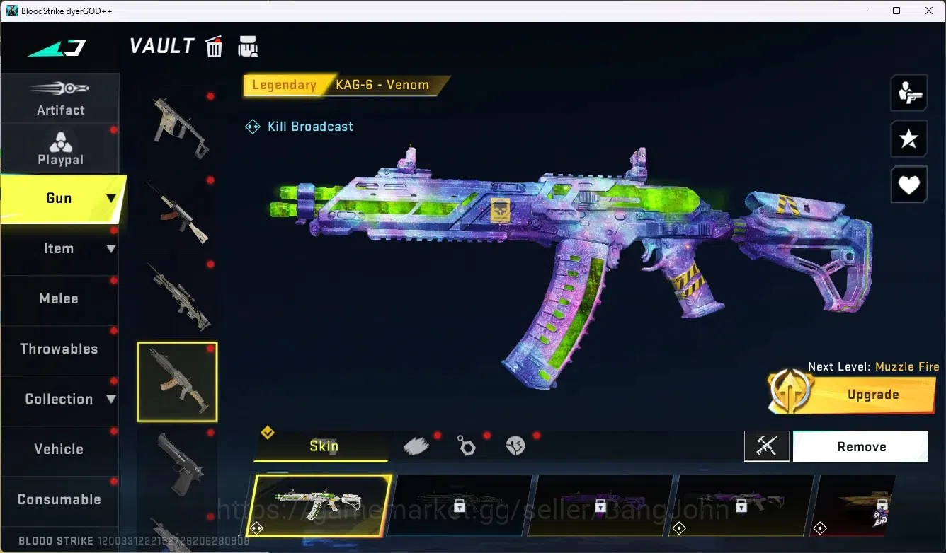 Blood Strike Accounts ASIA |Ultra Melee TaloKnife-Sanctum|1 Eternal Gun: image 3
