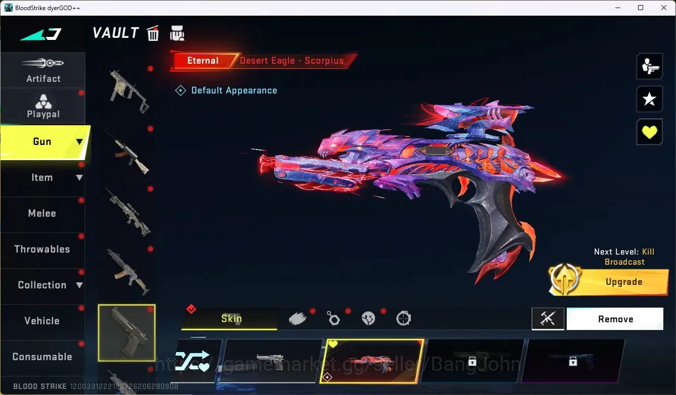 Blood Strike Accounts ASIA |Ultra Melee TaloKnife-Sanctum|1 Eternal Gun: image 4