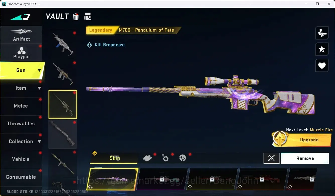 Blood Strike Accounts ASIA |Ultra Melee TaloKnife-Sanctum|1 Eternal Gun: image 6