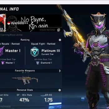 Blood Strike Collab Skin ASIA |Ultra Melee TaloKnife-Sanctum|1 Eternal Gun: image 1