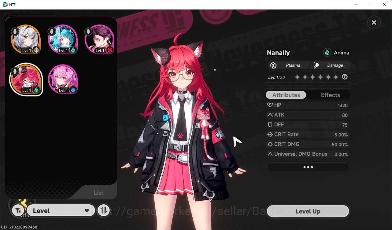 Neverness to Everness Accounts SEA|Starter Lv 3|1 SSR (Nanally)+ 3 SR|Selector ON image 12