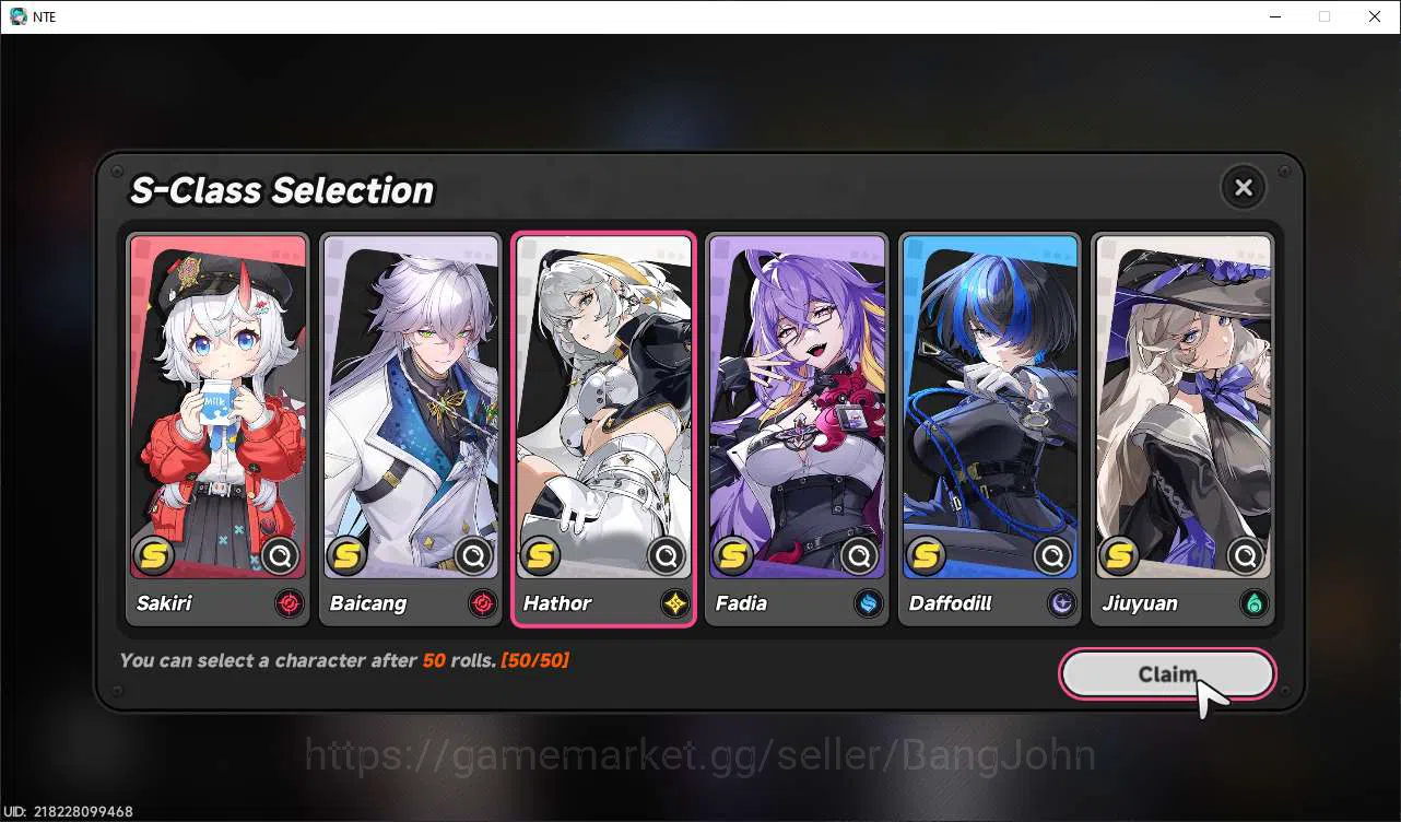 Neverness to Everness Accounts SEA|Starter Lv 3|1 SSR (Nanally)+ 3 SR|Selector ON image 5