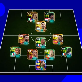 eFootball Accounts High-End 022-IN- Collective 3315 - 9 Big Time - New Era - BT Messi X BT Ronaldo X BT Delpiero X BT Mbappe