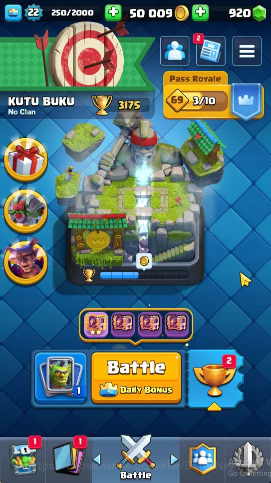 Lv 22|Trophy 3175|KTL 9|Limited Skin|Card 56| 2 EVO 12 Epic 20 Rare 24 Common | 1 Wild Shard |Take Email(CR1435) Clash Royale Starter Lv 22|Trophy 3175|KTL 9|Limited Skin|Card 56| 2 EV image 1