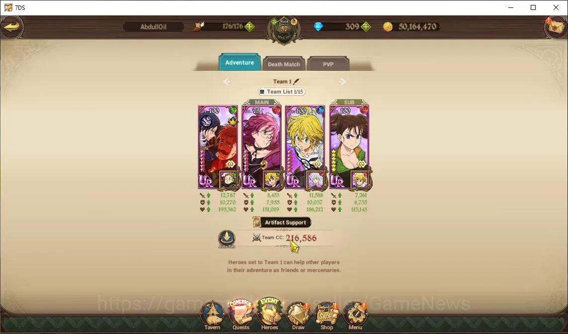 The Seven Deadly Sins: Grand Cross Accounts Asia |2,9 M CC|309 Dm+1 Seventh Spring Box | 4 UR  image 12