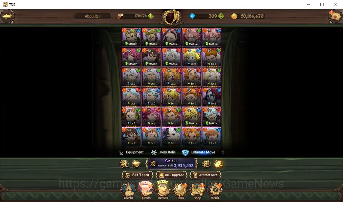 The Seven Deadly Sins: Grand Cross Accounts Asia |2,9 M CC|309 Dm+1 Seventh Spring Box | 4 UR  image 13