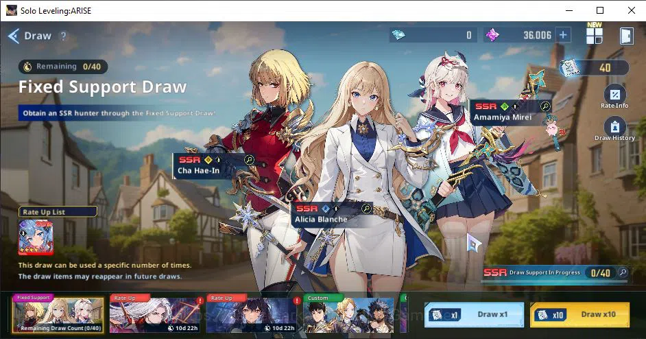 Solo Leveling: ARISE Accounts BT 575K| 15 SSR | ThomasA5+SignA2,Go GunheeA5+Sign,Cha HaeinA5+SignA4,BlancheA6+Sign3 and 18