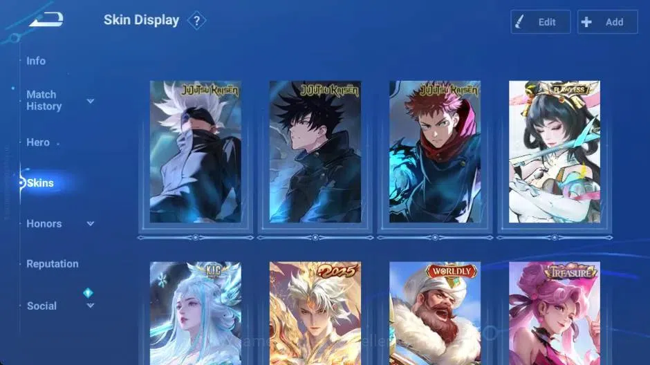 Honor of Kings Accounts Global | 112H 138S | JJK Gojo, JJK Megumi, JJK Yuj image 2