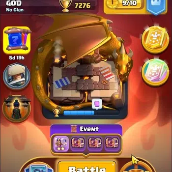 Clash Royale Accounts High-End Trophy 7276 | CL 1250 | KTL 13 | 117 Cards |2 Champ| 3 Hero | 5 Evo | Arena 19 | 31 Gems