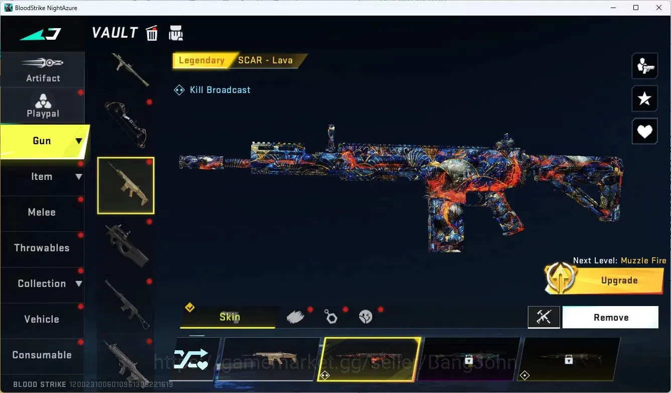 Blood Strike Accounts Rare Skin ASIA | 1 ETERNAL GUN: Desert Eagle | 2 BLEACH | 1 TR | 1 7DS | 2 LIMITED | 3 ULTRA | 6 11