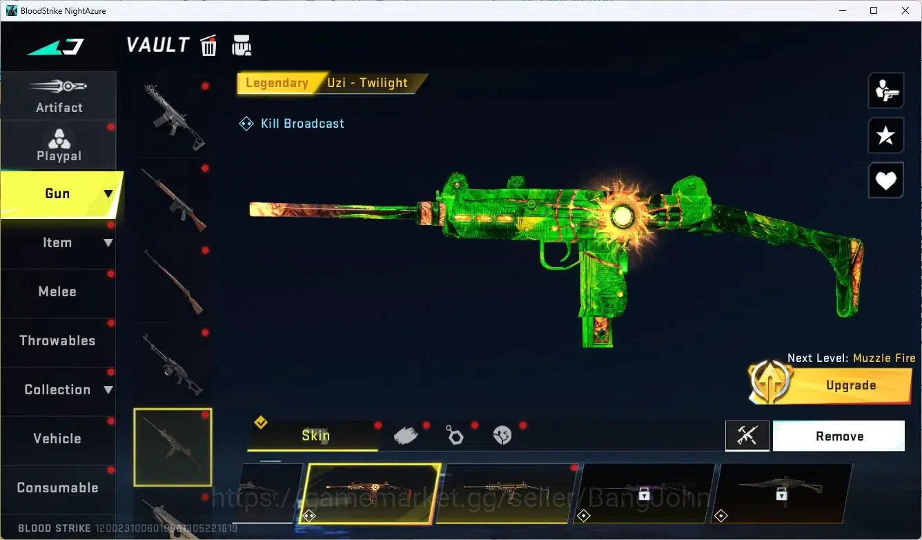 Blood Strike Accounts Rare Skin ASIA | 1 ETERNAL GUN: Desert Eagle | 2 BLEACH | 1 TR | 1 7DS | 2 LIMITED | 3 ULTRA | 6 12