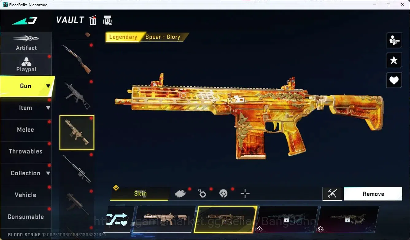 Blood Strike Accounts Rare Skin ASIA | 1 ETERNAL GUN: Desert Eagle | 2 BLEACH | 1 TR | 1 7DS | 2 LIMITED | 3 ULTRA | 6 13