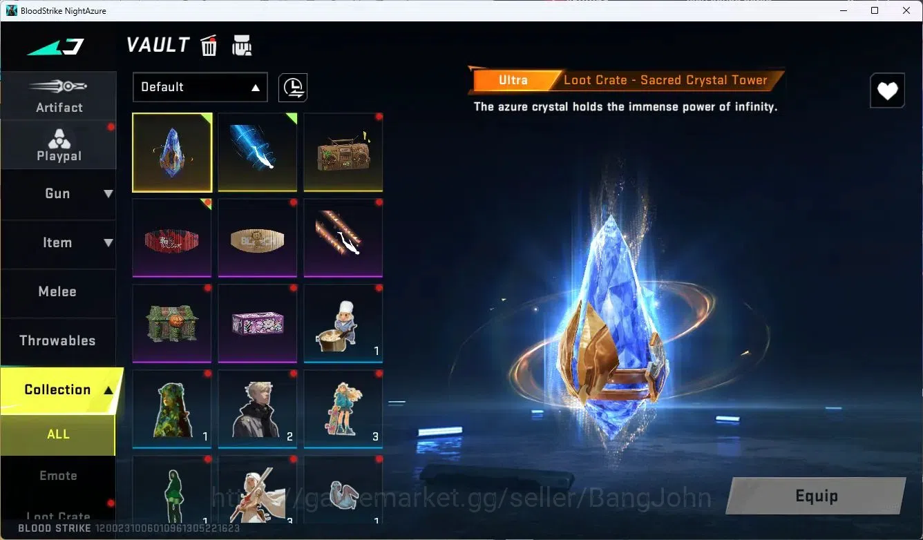 Blood Strike Accounts Rare Skin ASIA | 1 ETERNAL GUN: Desert Eagle | 2 BLEACH | 1 TR | 1 7DS | 2 LIMITED | 3 ULTRA | 6 16