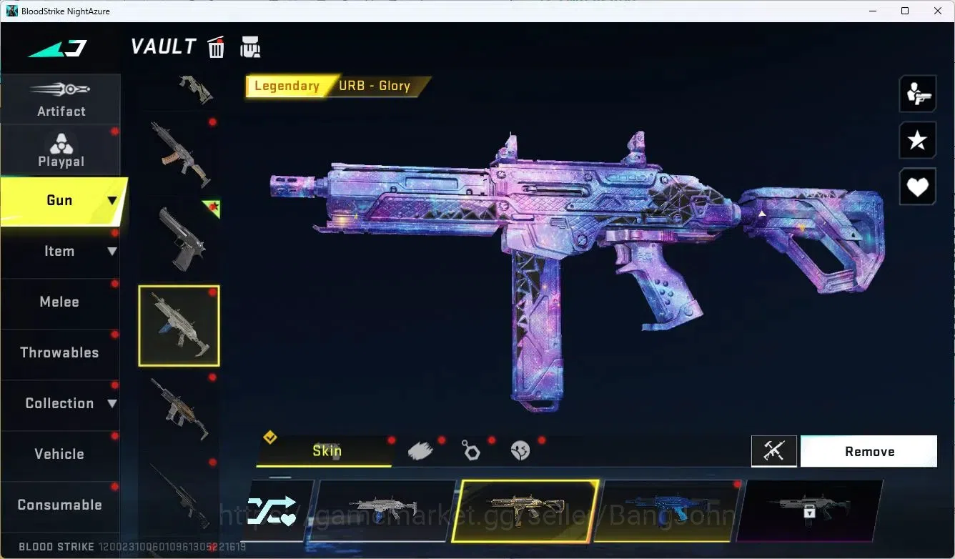 Blood Strike Accounts Rare Skin ASIA | 1 ETERNAL GUN: Desert Eagle | 2 BLEACH | 1 TR | 1 7DS | 2 LIMITED | 3 ULTRA | 6 9