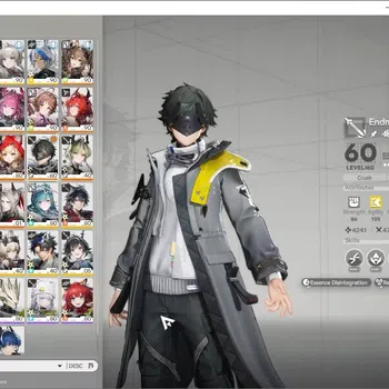Arknights: Endfield Accounts ASIA|Lv 60|11 SSR(7 Limit)+22(*6 Wp)|(Camille,Fangyi,Yvonne,Laevatain