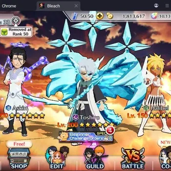Bleach: Brave Souls Accounts Starter Global |1M BP+10K Orb|Fresh Story|Toshiro TYBW24,Halibel Unleashed,Aizen 6th,Askin