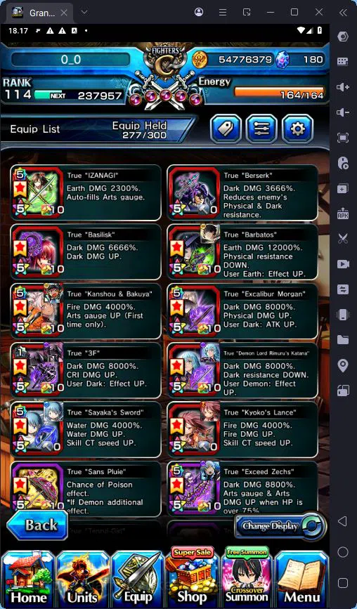 Grand Summoners Accounts GLOBAL|Ascend 35|Rank 114|Sayaka Miki|Sito Hajime| image 5