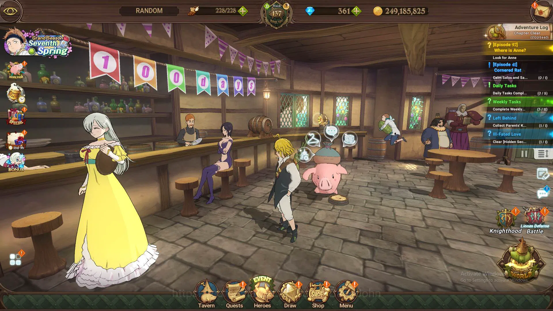 The Seven Deadly Sins: Grand Cross Accounts Others ASIA | 7M CC | DM 361 + LS 45| 6 LR | Many Collab |Many UR Meta | More