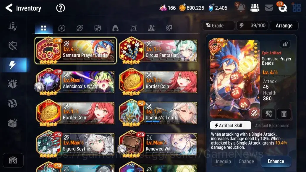 Epic Seven Accounts Global Unverif| 13 ML (Rhianna and Luciella, Arbit image 15
