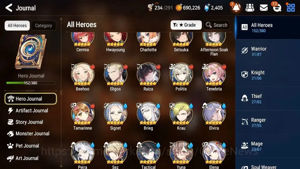 Epic Seven Accounts Global Unverif| 13 ML (Rhianna and Luciella, Arbit image 2