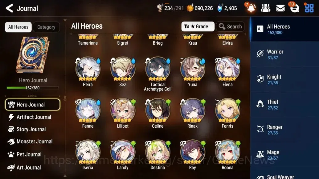 Epic Seven Accounts Global Unverif| 13 ML (Rhianna and Luciella, Arbit image 3