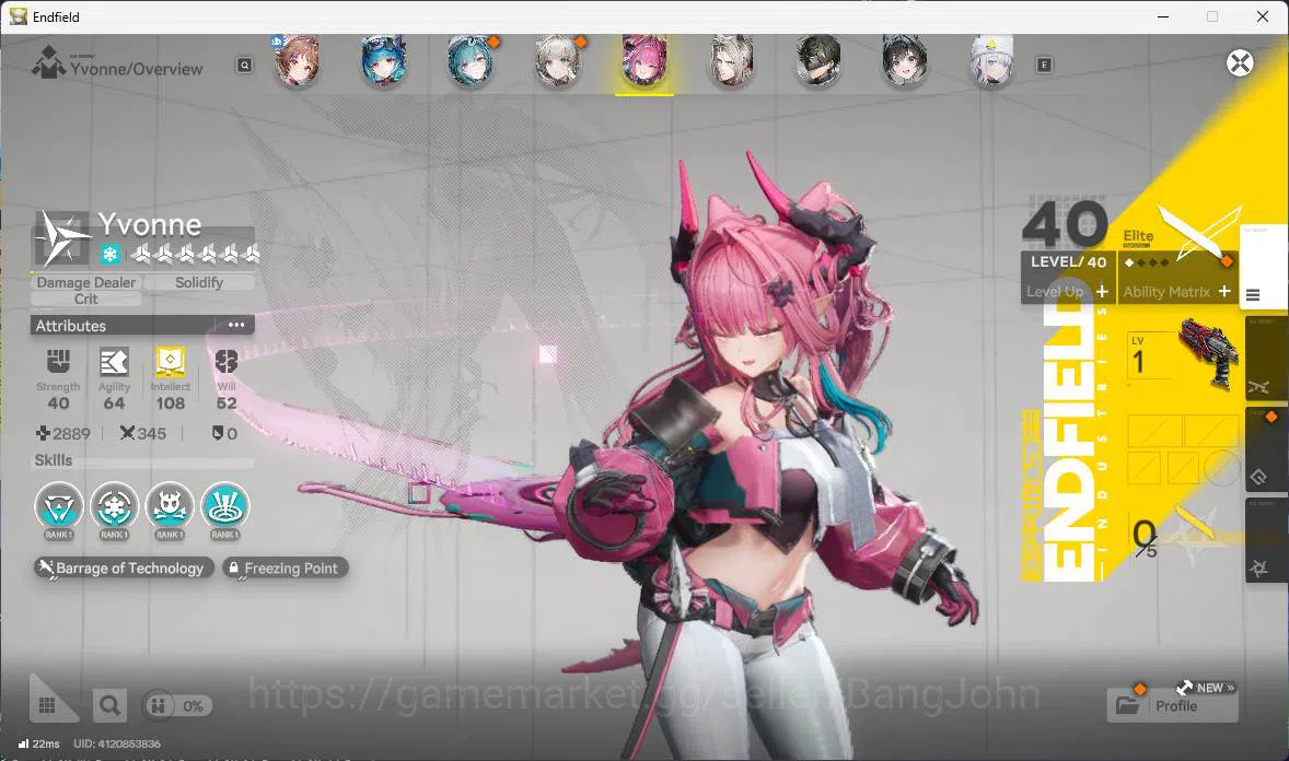 Arknights: Endfield Accounts ASIA | LVL 56, Laevatain sign, Gilberta sign, Arde image 10