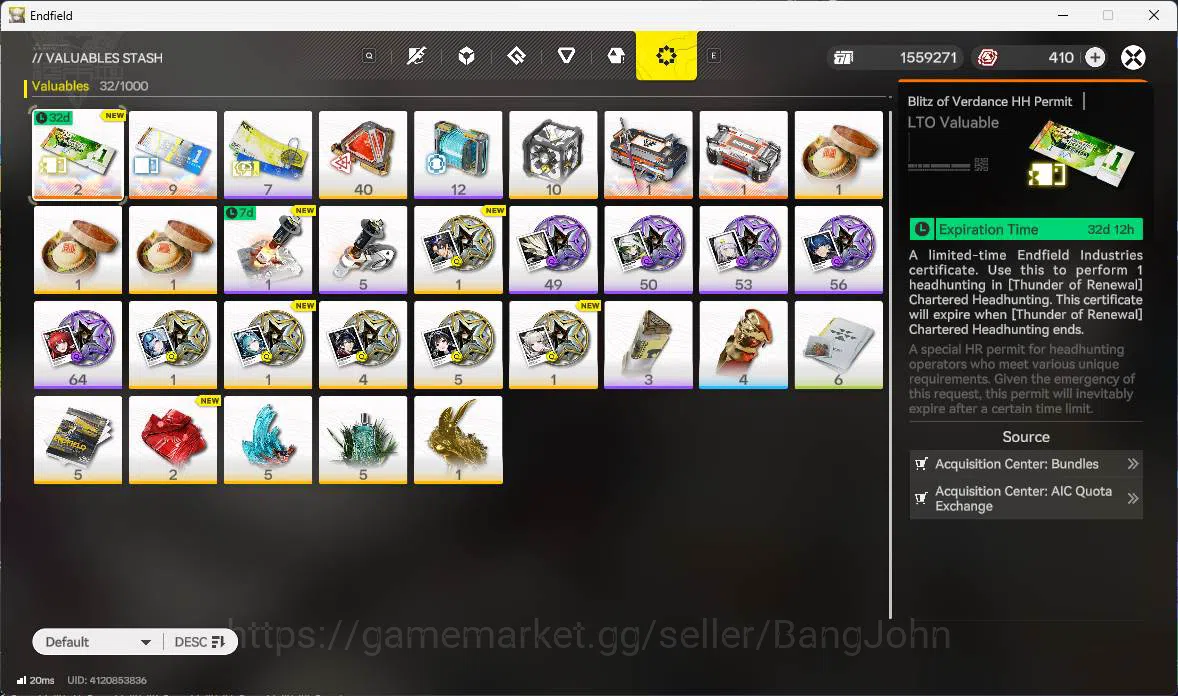 Arknights: Endfield Accounts ASIA | LVL 56, Laevatain sign, Gilberta sign, Arde image 17