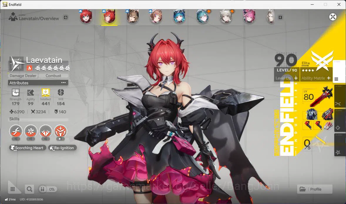 Arknights: Endfield Accounts ASIA | LVL 56, Laevatain sign, Gilberta sign, Arde image 6