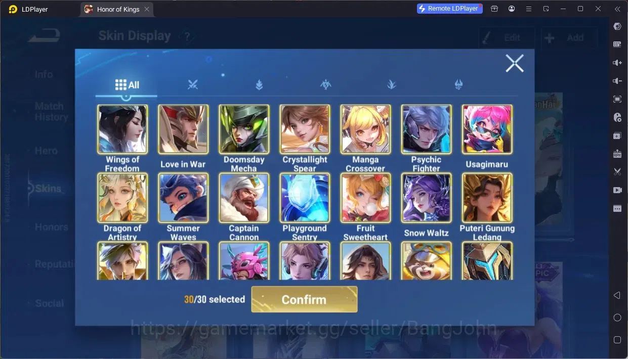 Honor of Kings Accounts Global | 110H 129S | Legend Consort Yu, Legend Yin image 14