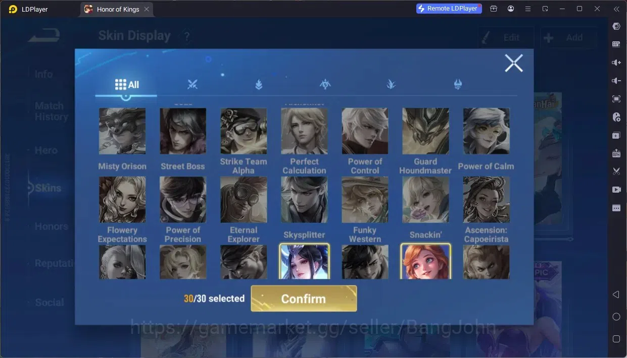Honor of Kings Accounts Global | 110H 129S | Legend Consort Yu, Legend Yin image 16