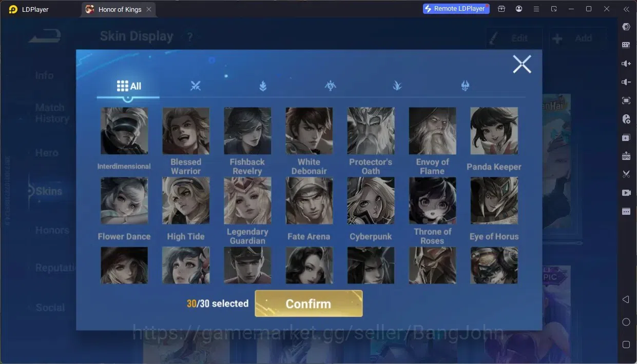 Honor of Kings Accounts Global | 110H 129S | Legend Consort Yu, Legend Yin image 17