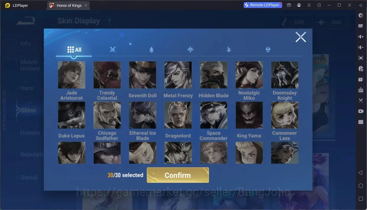 Honor of Kings Accounts Global | 110H 129S | Legend Consort Yu, Legend Yin image 18