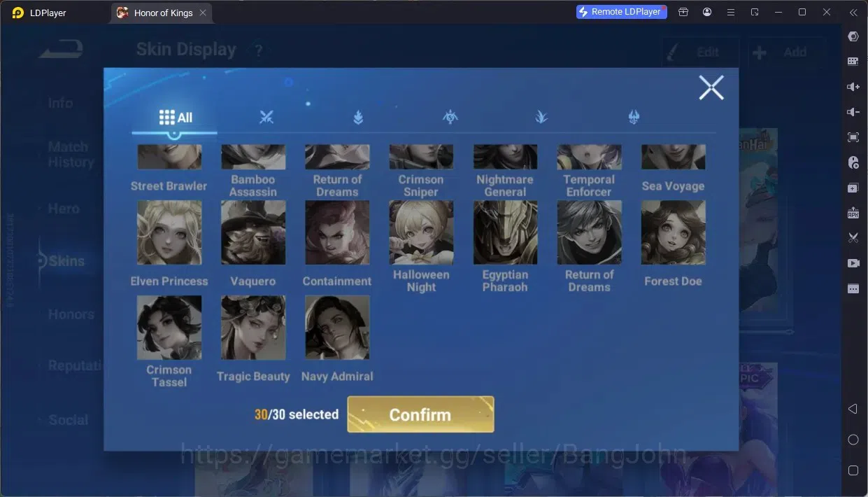 Honor of Kings Accounts Global | 110H 129S | Legend Consort Yu, Legend Yin image 20