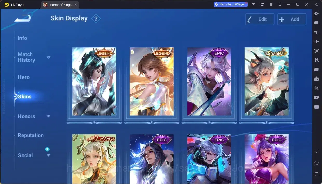 Honor of Kings Accounts Global | 110H 129S | Legend Consort Yu, Legend Yin image 3
