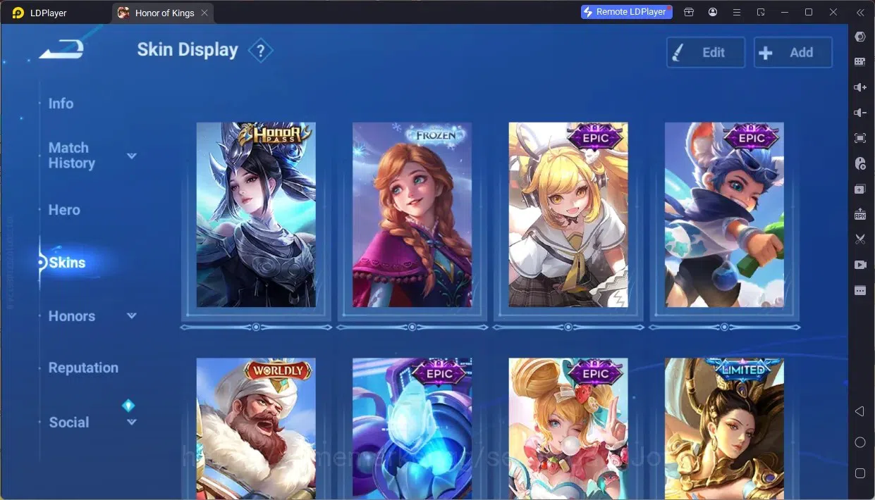 Honor of Kings Accounts Global | 110H 129S | Legend Consort Yu, Legend Yin image 4