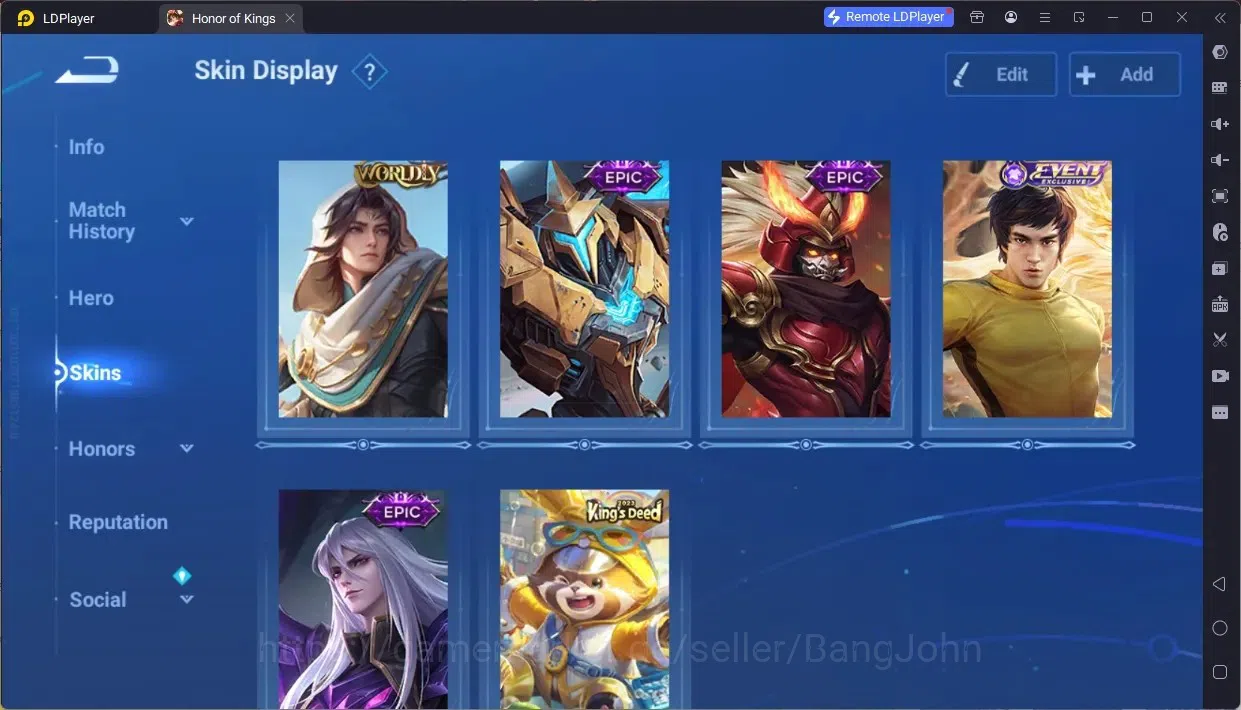 Honor of Kings Accounts Global | 110H 129S | Legend Consort Yu, Legend Yin image 6