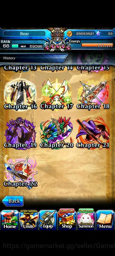 Grand Summoners Accounts Global|Rank 66|11 Ascend|MiyuTW,S ChloeTW,Roy,Jay, image 5